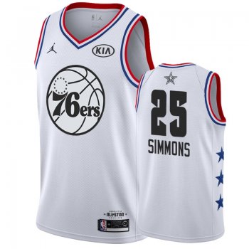 Philadelphia 76ers #25 Ben Simmons All-Star Jersey