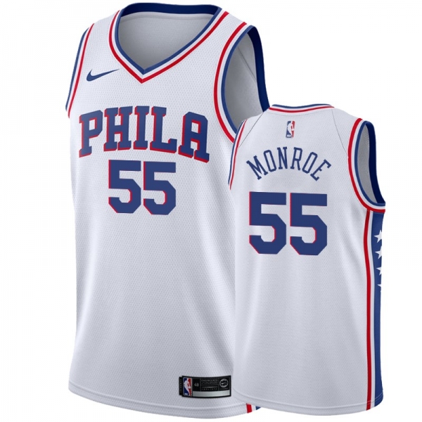 Philadelphia 76ers #55 Greg Monroe Association Jersey