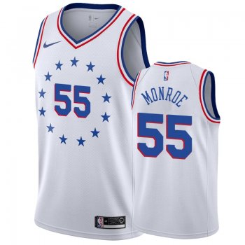 Philadelphia 76ers #55 Greg Monroe Earned Jersey