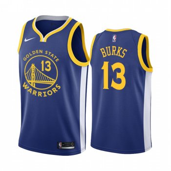 Golden State Warriors #13 Alec Burks Icon Jersey