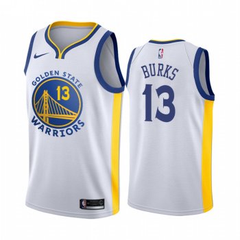 Golden State Warriors #13 Alec Burks Association Jersey