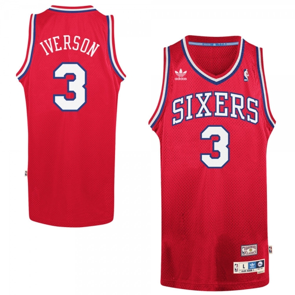 Philadelphia 76ers Allen Iverson Hardwood Classics Jersey