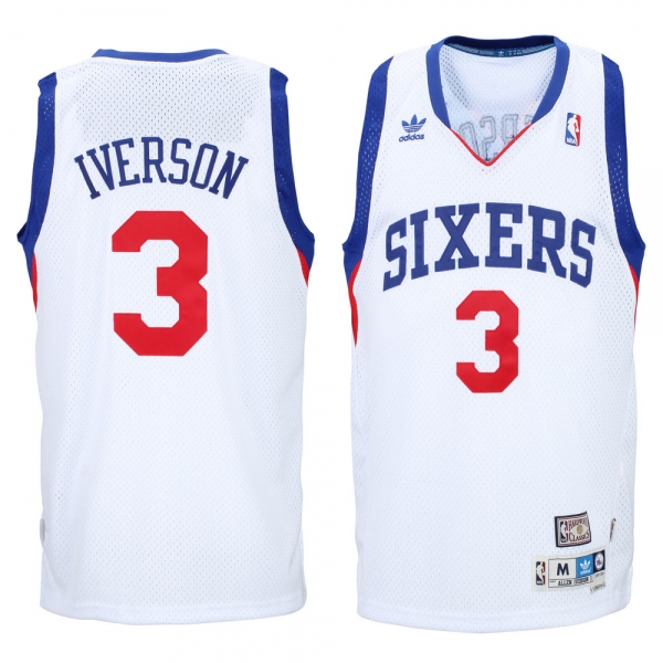 Philadelphia 76ers Allen Iverson Hardwood Classics Jersey