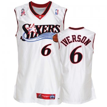 All-Star #6 Allen Iverson Hardwood Classics Jersey