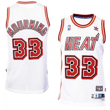 Miami Heat Alonzo Mourning Hardwood Classics Jersey