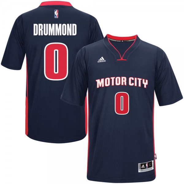 Detroit Pistons Andre Drummond Hardwood Classics Jersey