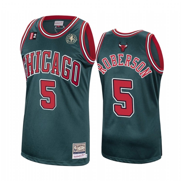 Anthony Roberson Bulls Green Hardwood Classics Jersey