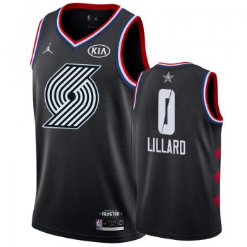 Portland Trail Blazers #0 Damian Lillard All-Star Jersey