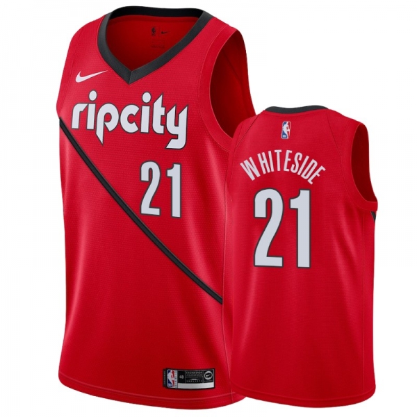 Portland Trail Blazers #21 Hassan Whiteside Earned Jersey