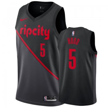 Portland Trail Blazers #5 Rodney Hood City Jersey