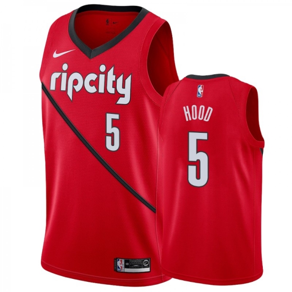 Portland Trail Blazers #5 Rodney Hood Earned Jersey