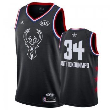 Milwaukee Bucks #34 Giannis Antetokounmpo All-Star Jersey