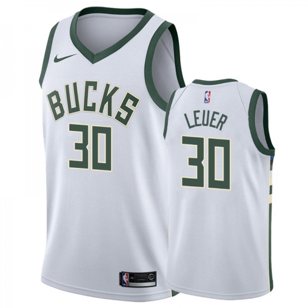 Milwaukee Bucks #30 Jon Leuer Association Jersey