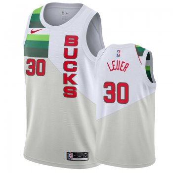 Milwaukee Bucks #30 Jon Leuer Earned Jersey