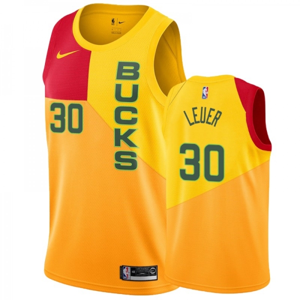 Milwaukee Bucks #30 Jon Leuer City Jersey