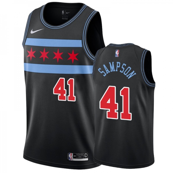 Chicago Bulls #41 Jakarr Sampson City Jersey