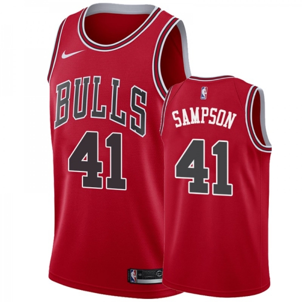 Chicago Bulls #41 Jakarr Sampson Icon Jersey