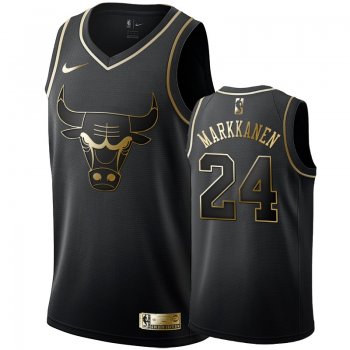 Chicago Bulls #24 Lauri Markkanen Golden Edition Jersey