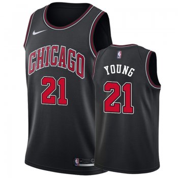 Chicago Bulls #21 Thaddeus Young Statement Jersey