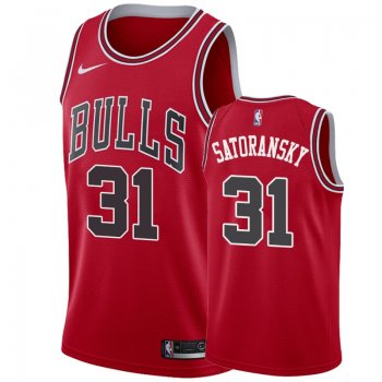 Chicago Bulls #31 Tomas Satoransky Icon Jersey