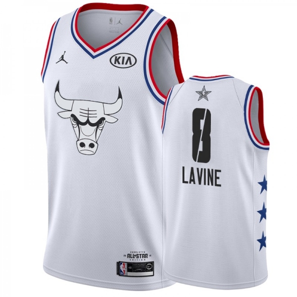 Chicago Bulls #8 Zach LaVine All-Star Jersey