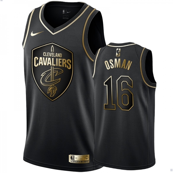 Cleveland Cavaliers #16 Cedi Osman Golden Edition Jersey