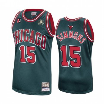 Chicago Bulls #15 Cedric Simmons Hardwood Classics Jersey