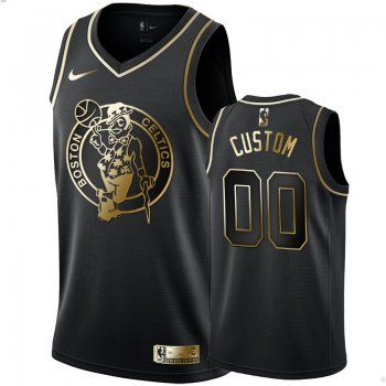 Boston Celtics #00 Custom Golden Edition Jersey