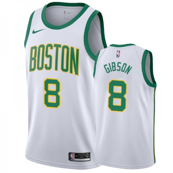 Boston Celtics #8 Jonathan Gibson City Jersey