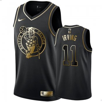 Boston Celtics #11 Kyrie Irving Golden Edition Jersey