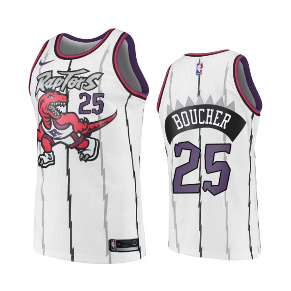 Toronto Raptors #25 Chris Boucher Hardwood Classics Jersey