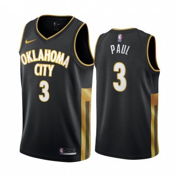 Oklahoma City Thunder #3 Chris Paul City Jersey