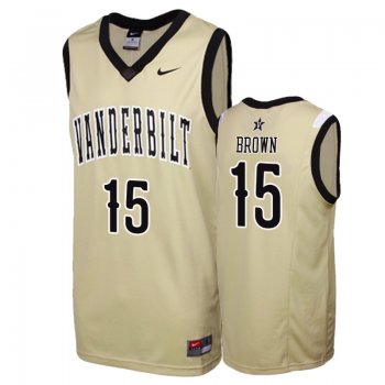 Vanderbilt Commodores Clevon Brown College Basketball Replica Men's Jersey