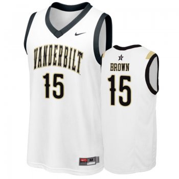 NCAA Basketball #15 Clevon Brown Replica Jersey