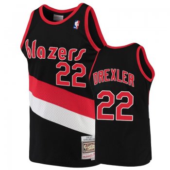 Portland Trail Blazers #22 Clyde Drexler Hardwood Classics Jersey