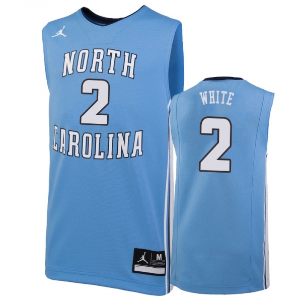 NCAA Basketball #2 Coby White Replica Jersey