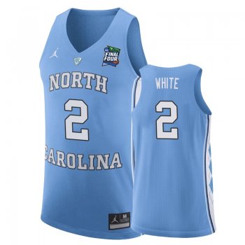 NCAA Basketball #2 Coby White NCAA March Madness Jersey