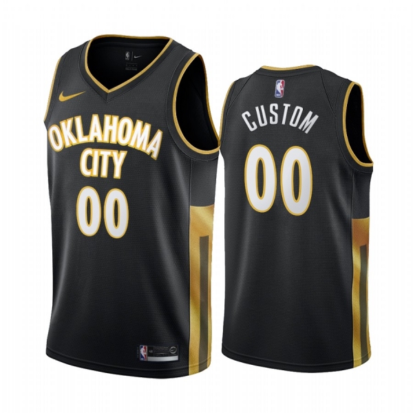 Oklahoma City Thunder #00 Custom City Jersey