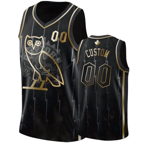 Toronto Raptors #00 Custom Raptors X OVO Jersey