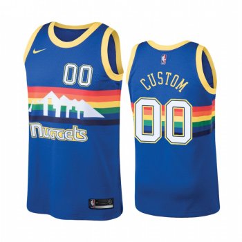 Denver Nuggets #00 Custom Hardwood Classics Jersey