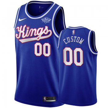 Sacramento Kings #00 Custom Throwback Jersey