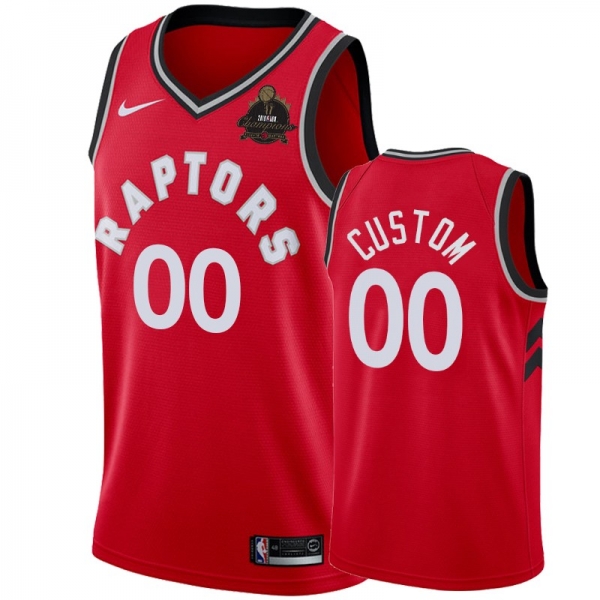 Toronto Raptors #00 Custom Finals Champions Jersey