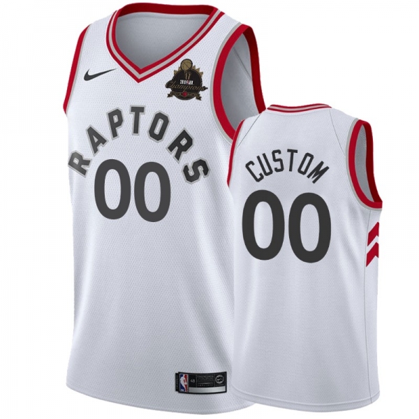 Toronto Raptors #00 Custom Finals Champions Jersey