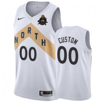 Toronto Raptors #00 Custom Finals Champions Jersey