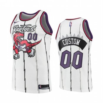 Custom 76ers White Hardwood Classics Jersey