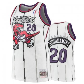 Toronto Raptors #20 Damon Stoudamire Hardwood Classics Jersey