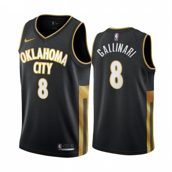 Oklahoma City Thunder #8 Danilo Gallinari City Jersey