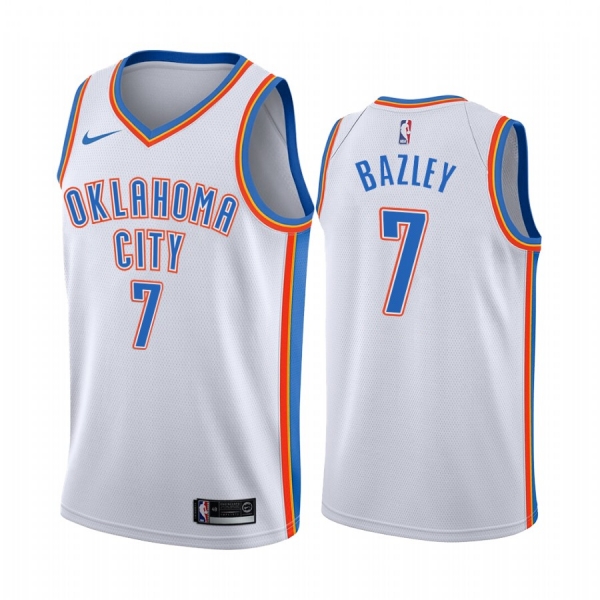 Oklahoma City Thunder #7 Darius Bazley Association Jersey