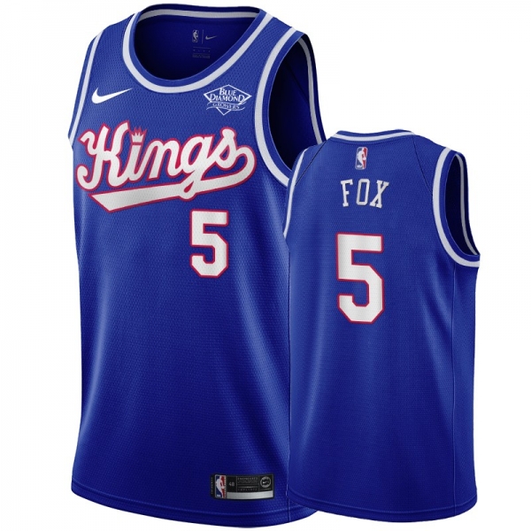 Sacramento Kings #5 De'Aaron Fox Throwback Jersey