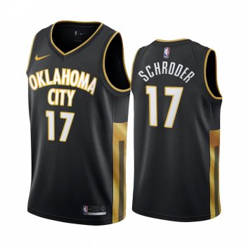 Oklahoma City Thunder #17 Dennis Schroder City Jersey